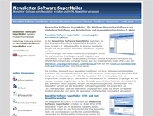 Tablet Screenshot of newsletter-software-supermailer.de